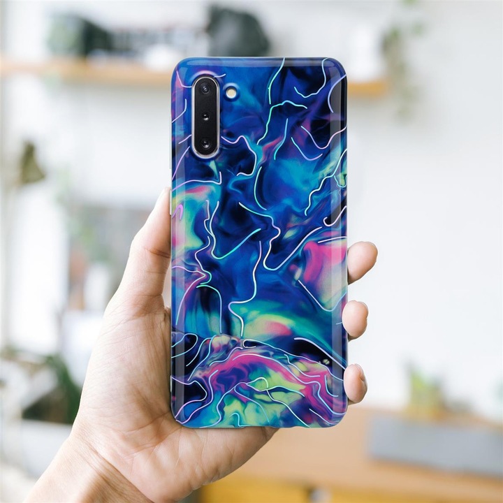 Produktbild Cadorabo IMD TPU Bunter Marmor Cover (Samsung Galaxy Note 10)