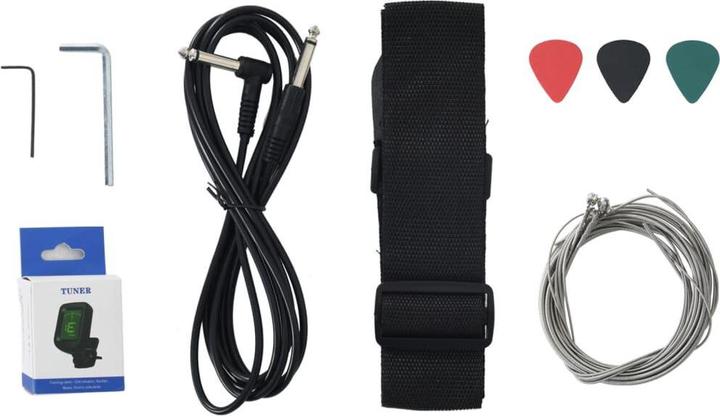 Actual product image vidaXL Lyon (Electric bass, Solid birch wood, Wood-based material, Poplar wood)