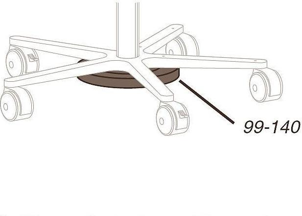 Produktbild Ergotron Mobile WorkStand - Stabilisierungsgewicht