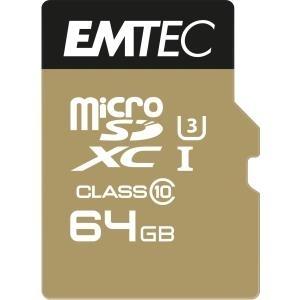 Actual product image Emtec microSDXC Class10 Speedin (64 GB, microSDXC, U3, UHS-I)