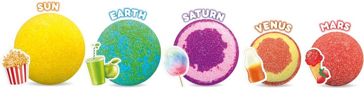 Actual product image Craze Inkee Solar System (Bath bombs)