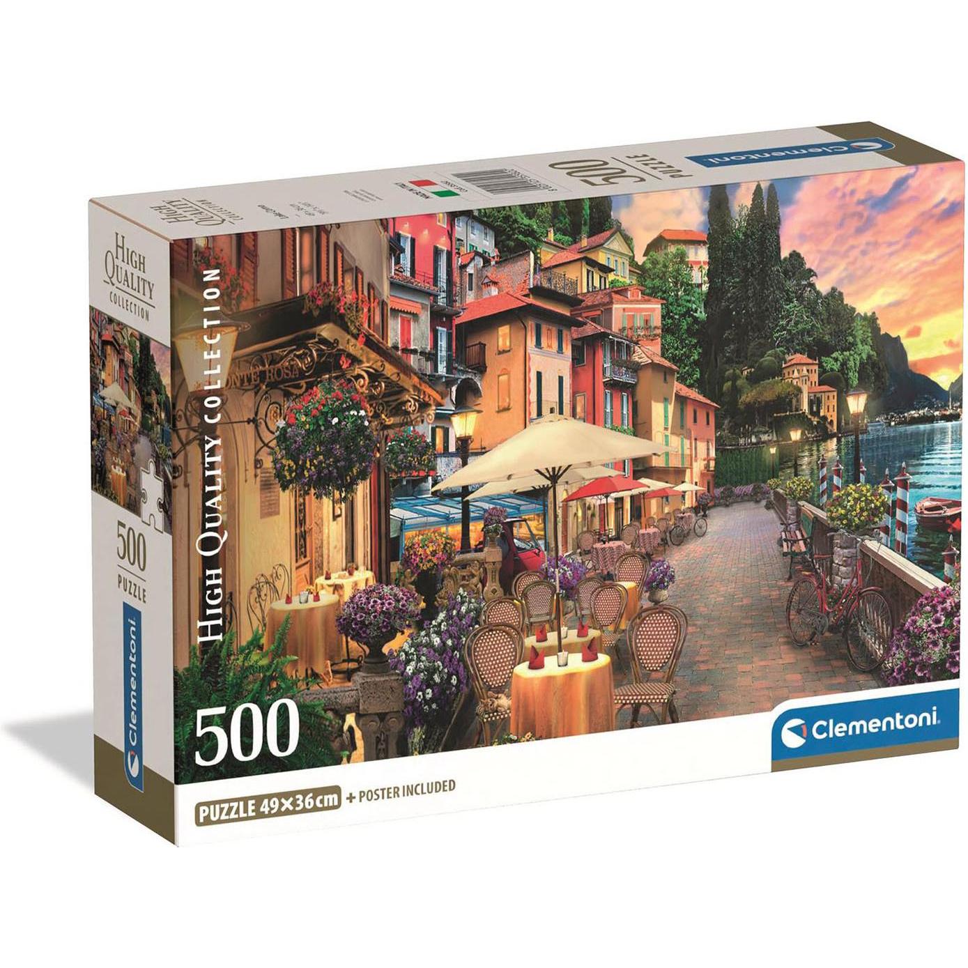 Clementoni Multicolore 500 Pcs Cb Hqc Lake Como (500 Pezzi)