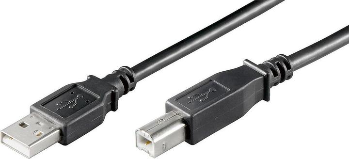 Image du produit MicroConnect USB2.0 LSZH A-B 3m M-M, BLACK (3 m, USB 2.0)