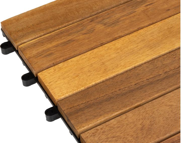Immagine prodotto Cocon Lastre per balconi e terrazze in acacia, 30 x 30 cm, 6 pezzi (6 x, 12 x 32 x 33 cm)