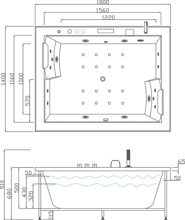 Produktbild Jet-Line Babilon (180 cm, 141.50 cm)