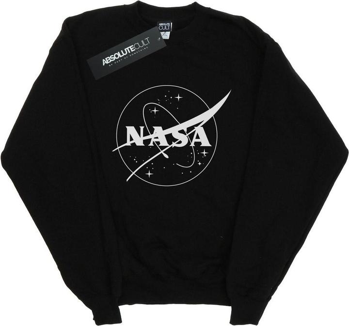 Produktbild Nasa Classic Insignia Logo Monochrome Sweatshirt Mädchen (152, 158)