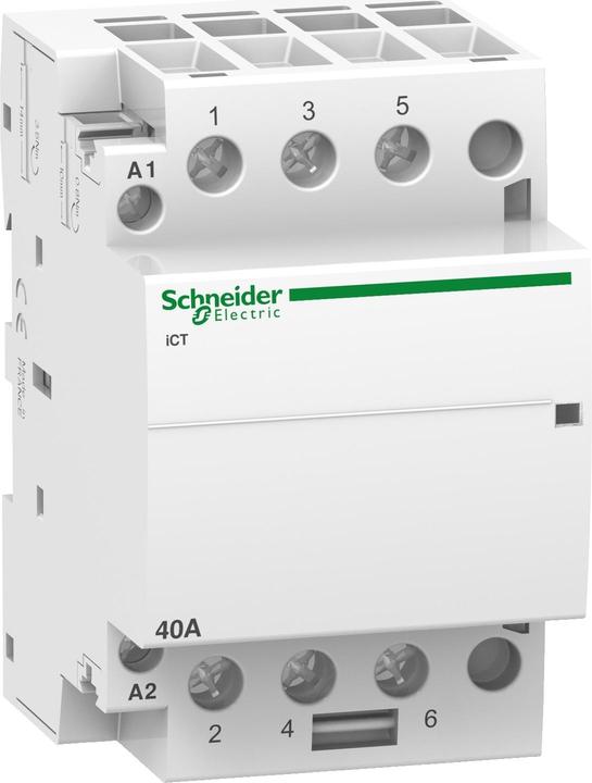 Produktbild Schneider Electric SE A9C20643 Inst.SchÃ¼tz iCT 3S 40A 220-240VAC 60HZ