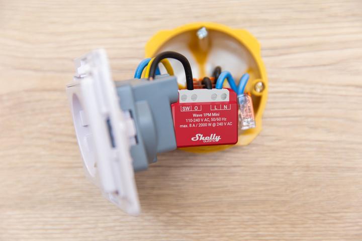 Produktbild Shelly Wave 1PM Mini EU LR (Schaltaktor)