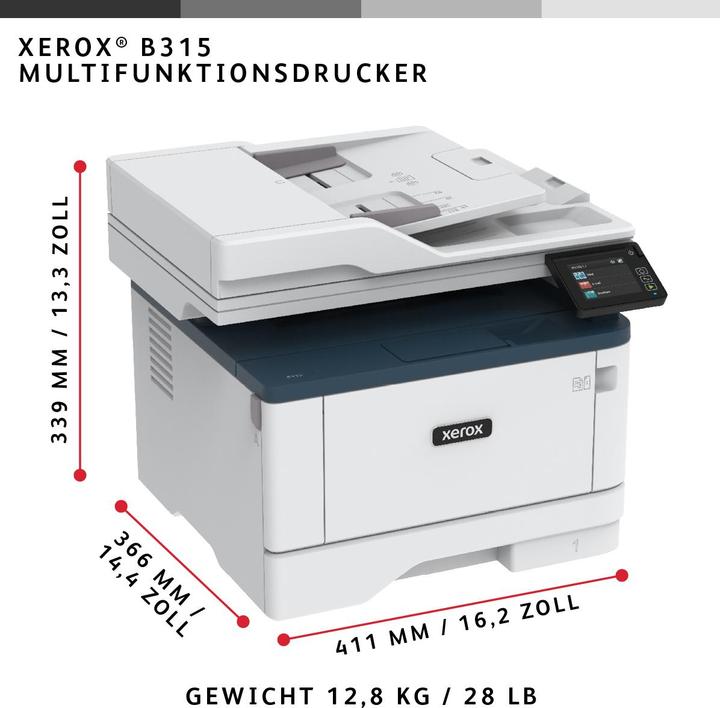 Image du produit Xerox B315V/DNI (Laser, Noir et blanc)