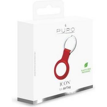 Thumbnail - Deltaco Puro ICON Apple Airtag key ring with a silicone case - Red, Tracker Zubehör, Rot