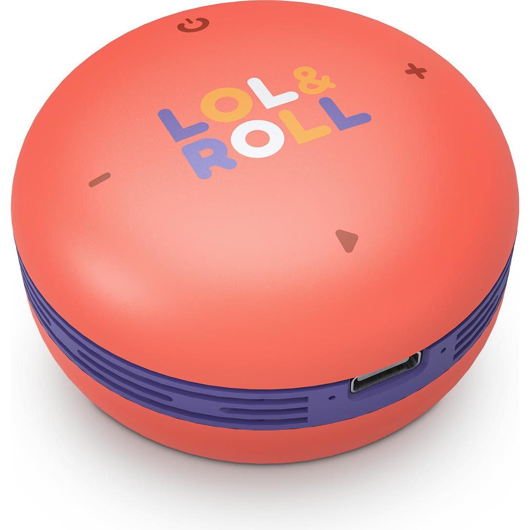 Thumbnail - Energy Sistem Lol&Roll Pop Kids Speaker Orange (3 h, Akkubetrieb), Bluetooth Lautsprecher, Orange