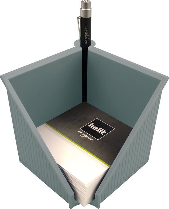Actual product image Helit Note box the green cube line