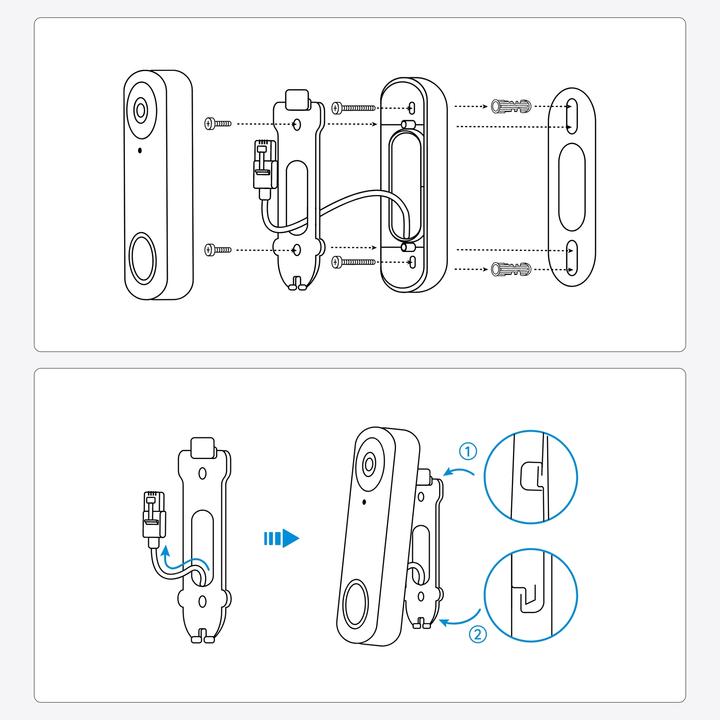 Image du produit Reolink Doorbell vidéo Wifi (Sans fil)