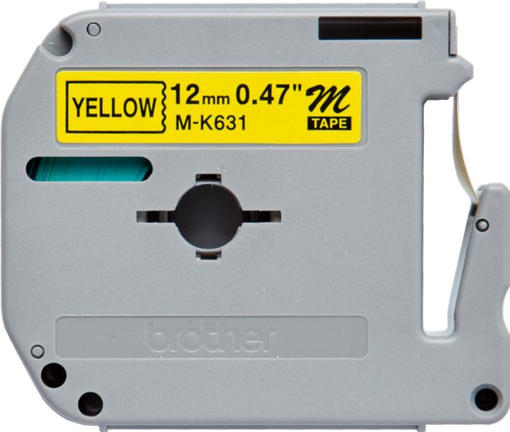 Produktbild Brother M-K631bz (1.20 cm, Gelb, Schwarz)