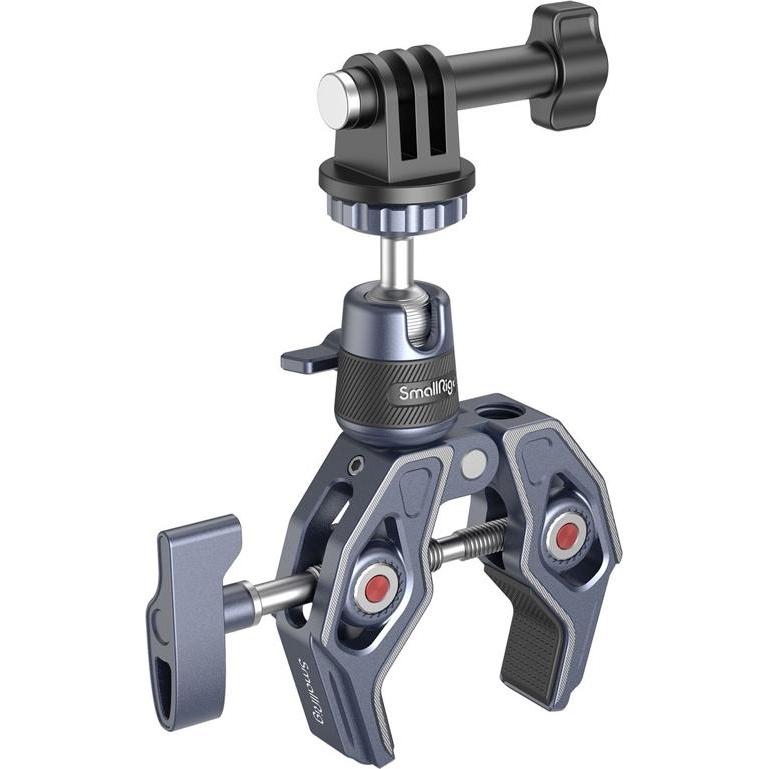 SmallRig Super Clamp with 360° Ball Head Mount for Action Cameras 4102B, Video Zubehör
