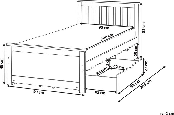 Actual product image Beliani Olendon (90 x 200 cm)