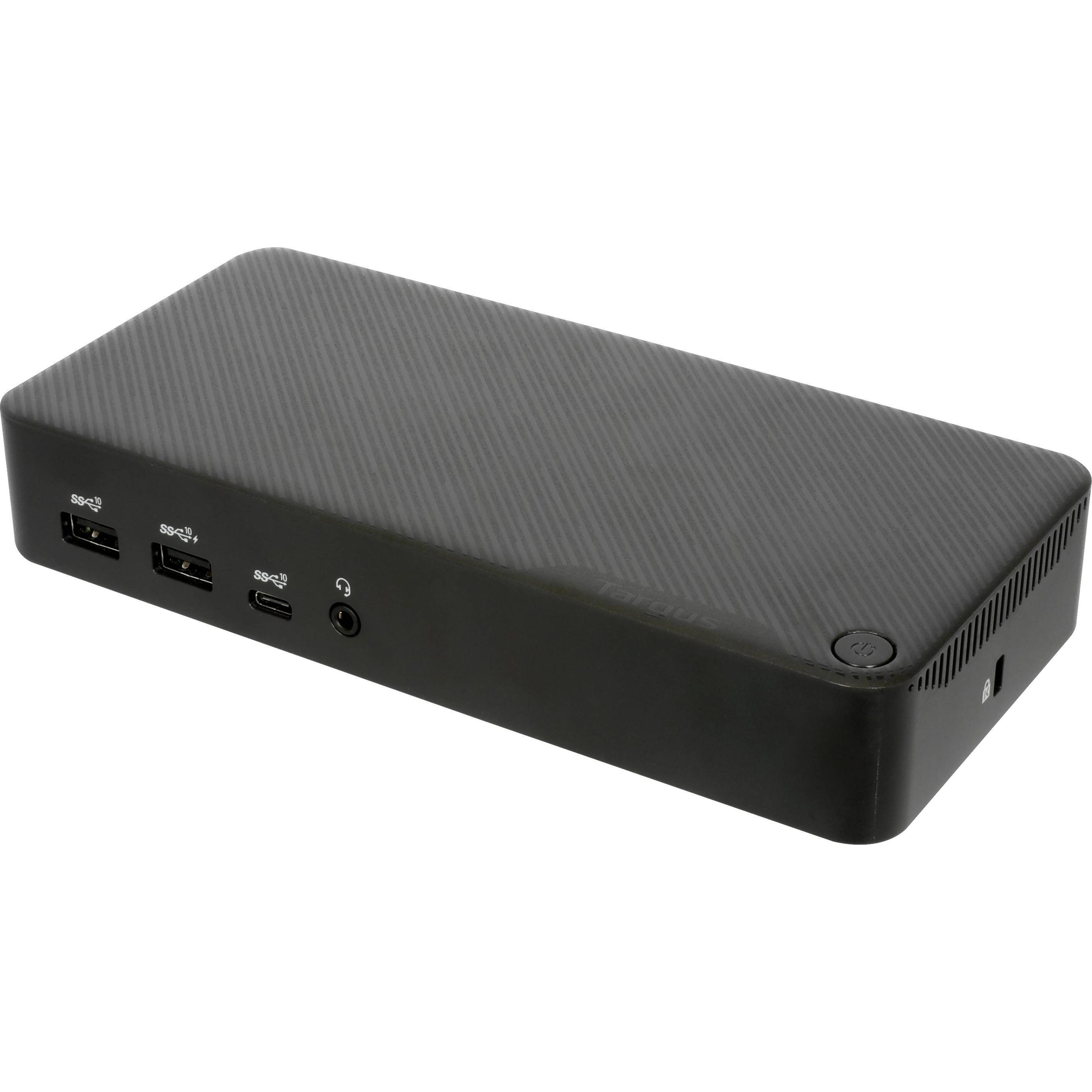 Targus DOCK460 (USB-C, 10 Ports), Dockingstation + USB Hub, Schwarz