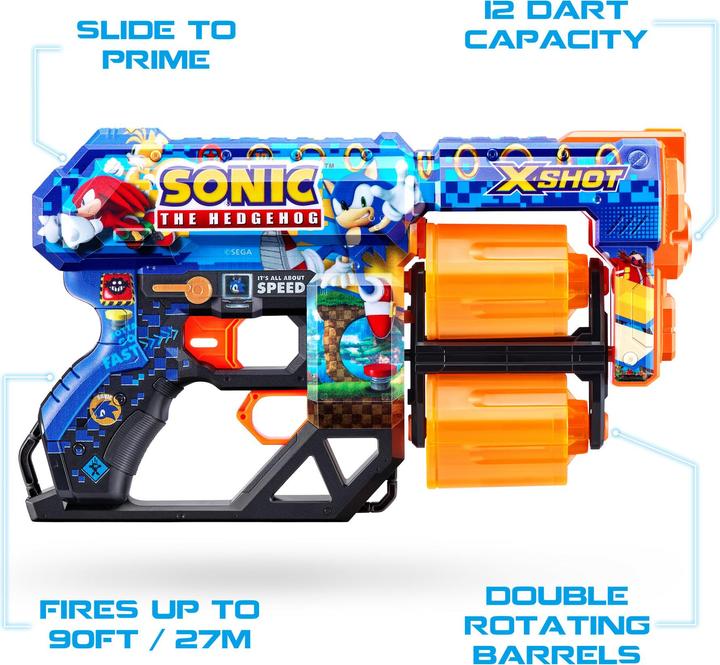 Actual product image Xshot X-SHOT SKINS SONIC 36583