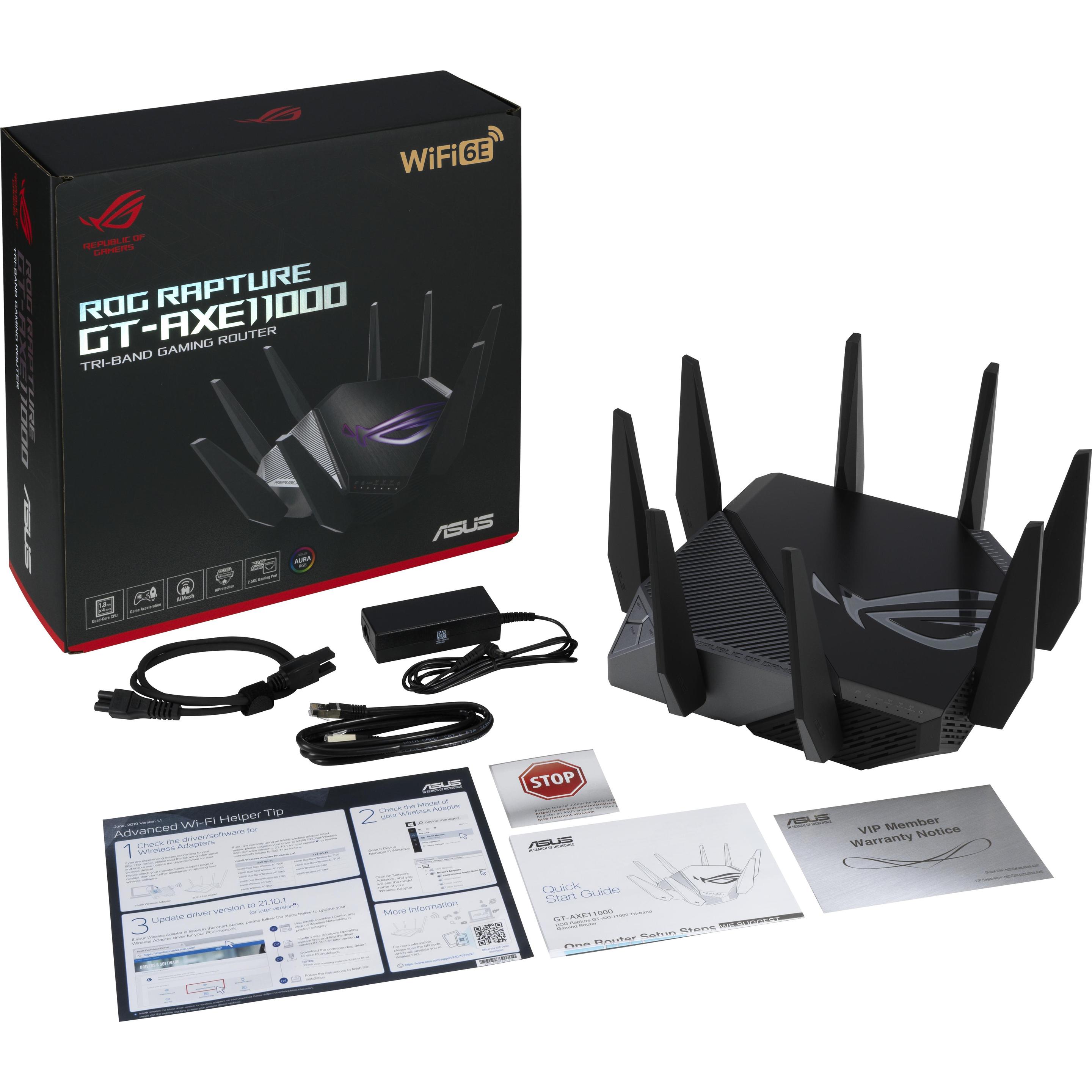 Thumbnail - ASUS ROG Rapture GT-AXE11000, Router, Schwarz