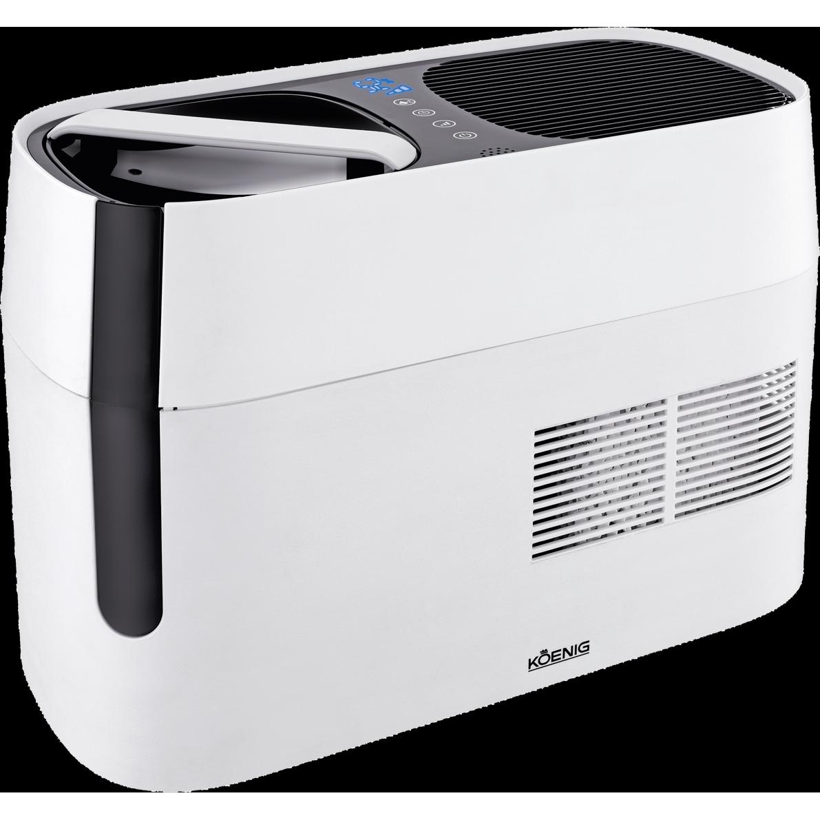 Koenig Air380, Luftbefeuchter, Schwarz, Weiss