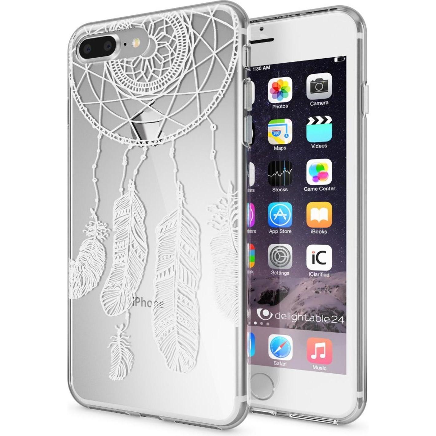 Nalia Handyhülle (Apple iPhone 8 Plus), Smartphone Hülle, Mehrfarbig