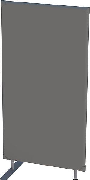 Actual product image eurokraft pro Soundproof partition, wall panel, height 1600 mm, width 800 mm, grey.