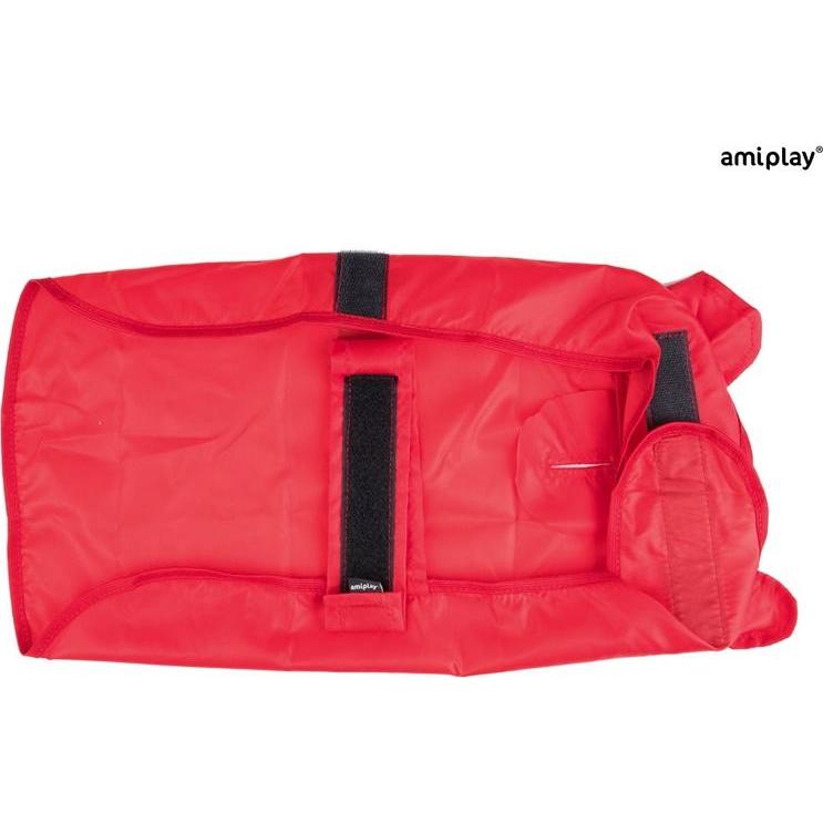 Thumbnail - amiplay Raincoat Bristol Beagle 48cm Red (48), Hundebekleidung
