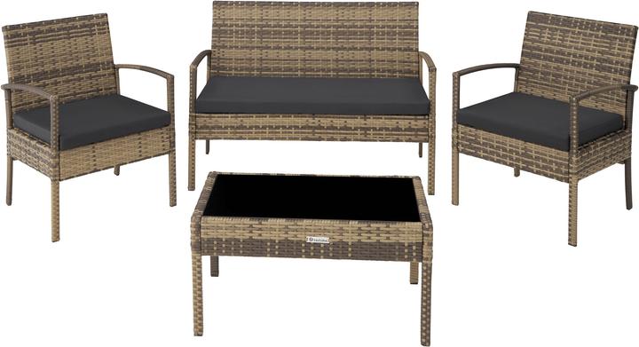 Produktbild tectake Rattan Sitzgruppe