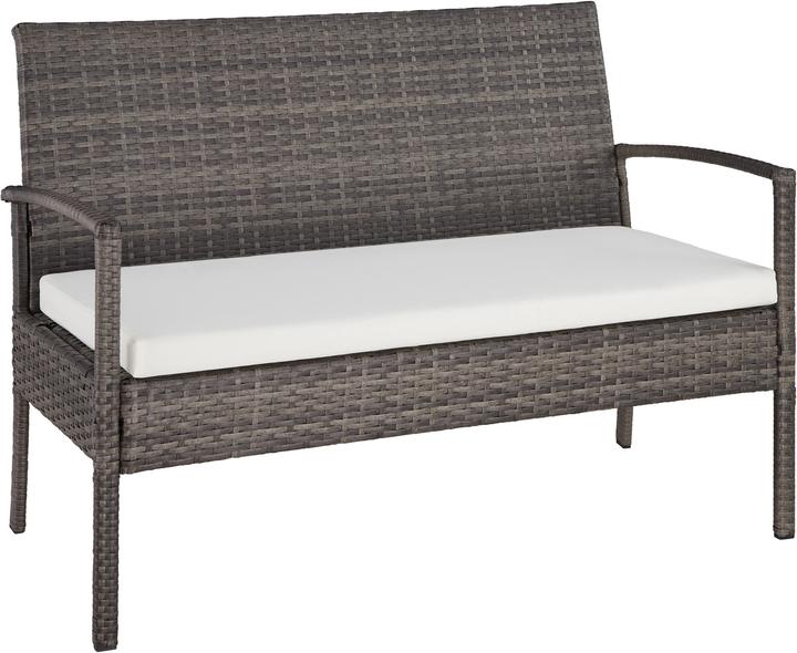 Actual product image tectake Rattan garden furniture set Sparta 3+1