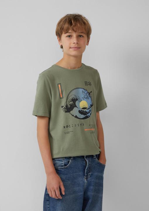 Produktbild S.Oliver T-Shirt T-Shirt mit Frontprint (158, 164)