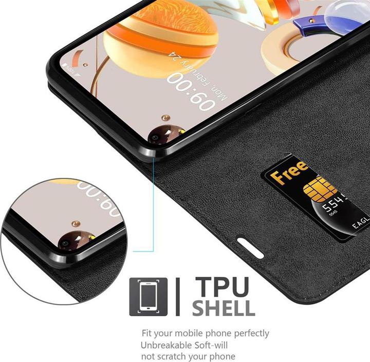 Produktbild Cadorabo Book Invisible Magnet Cover (LG K61)