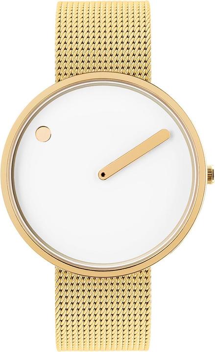 Produktbild Picto 43321-0920G White Unisex 40mm 5ATM (Analoguhr)