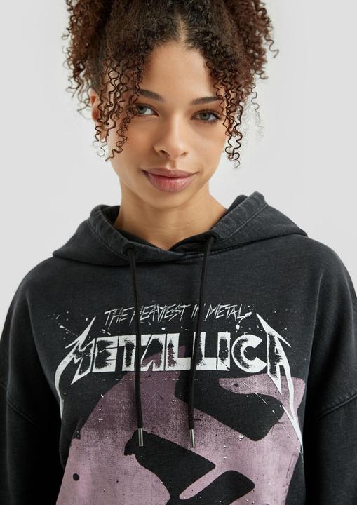 Immagine prodotto S.Oliver Sweatshirt Metallica® Band-Sweatshirt mit Wascheffekt (XS)