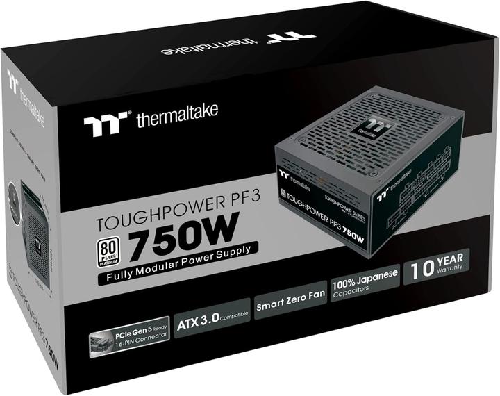 Produktbild Thermaltake ToughPower PF3 750W Gen 5 Netzteil ATX 3.0 80+ Platin PCle 5.0 (750 W)
