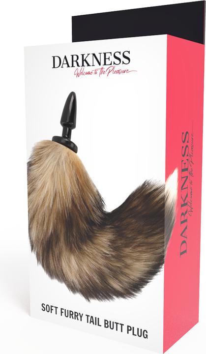 Image du produit Darkness Plug anal en silicone avec queue