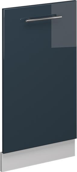 Blau, Dunkelblau hochglanz, Weiss