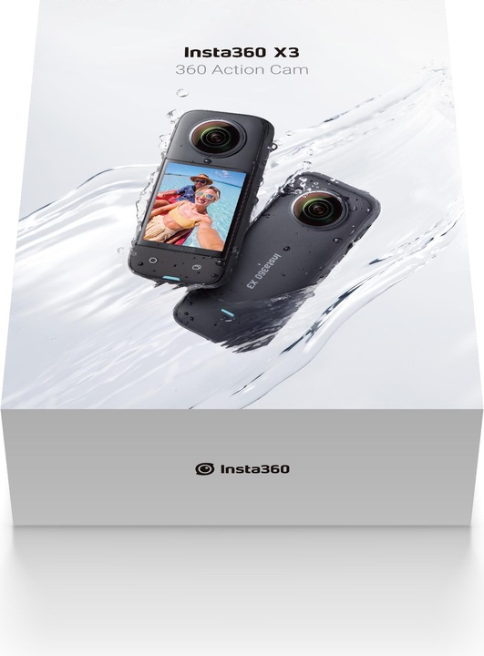 Actual product image Insta360 X3 Advanced Combo (30p, 5.7K, Bluetooth, Wi-Fi)