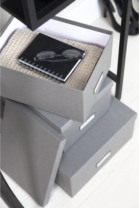 Actual product image Bigso INGE Storage Box Set 3 pcs. Grey (31 cm, 3x)