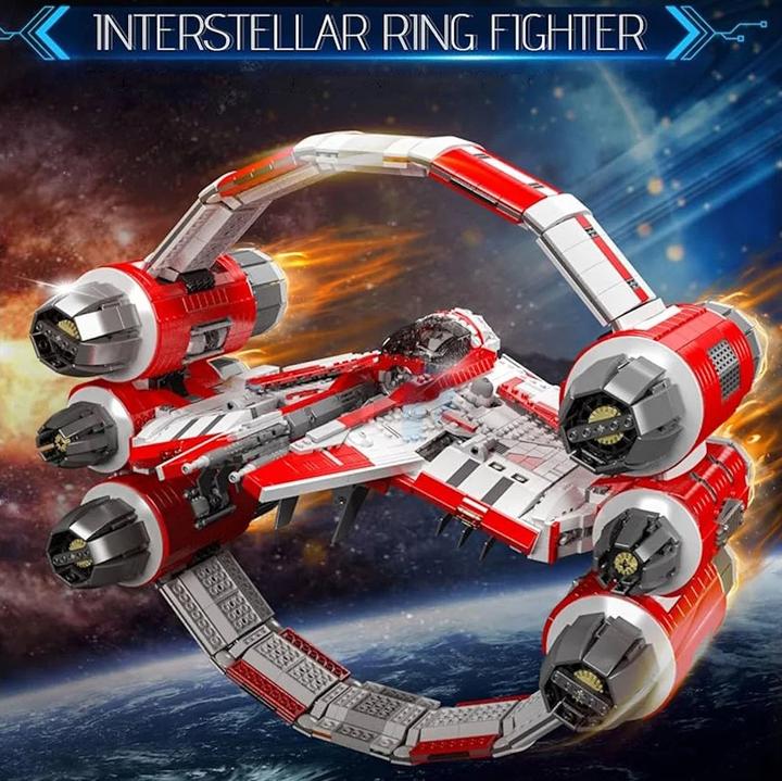 Actual product image Mould King Interstellar Ring Fighter