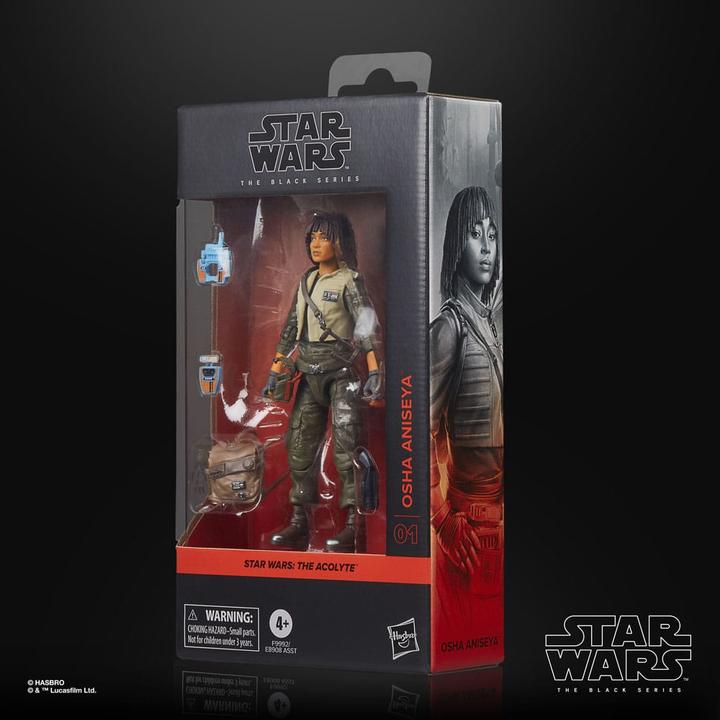 Produktbild Hasbro Star Wars: The Acolyte Black Series Actionfigur Osha Aniseya 15 cm