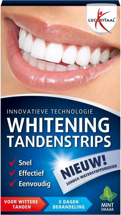 Produktbild Lucovitaal Whitening Tooth Strips Mint 1 Set (Bleaching Strips)