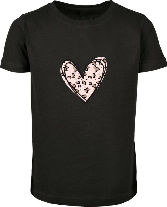 Immagine prodotto Merchcode San Valentino - Maglietta a maniche corte con cuore leopardato - 167991 (146, 152)