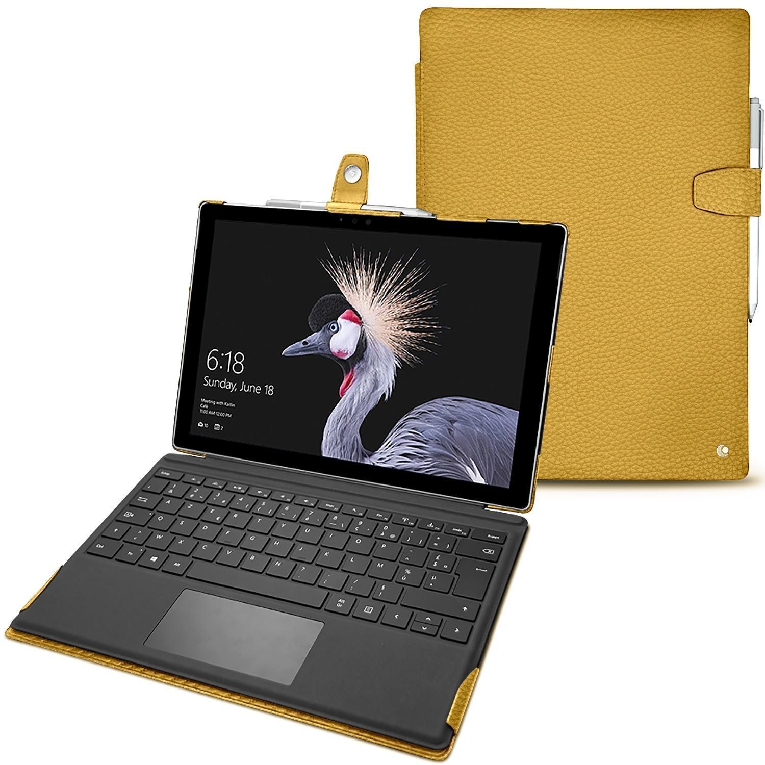 Thumbnail - Noreve Lederschutzhülle (12.30", Microsoft), Notebooktasche, Gelb