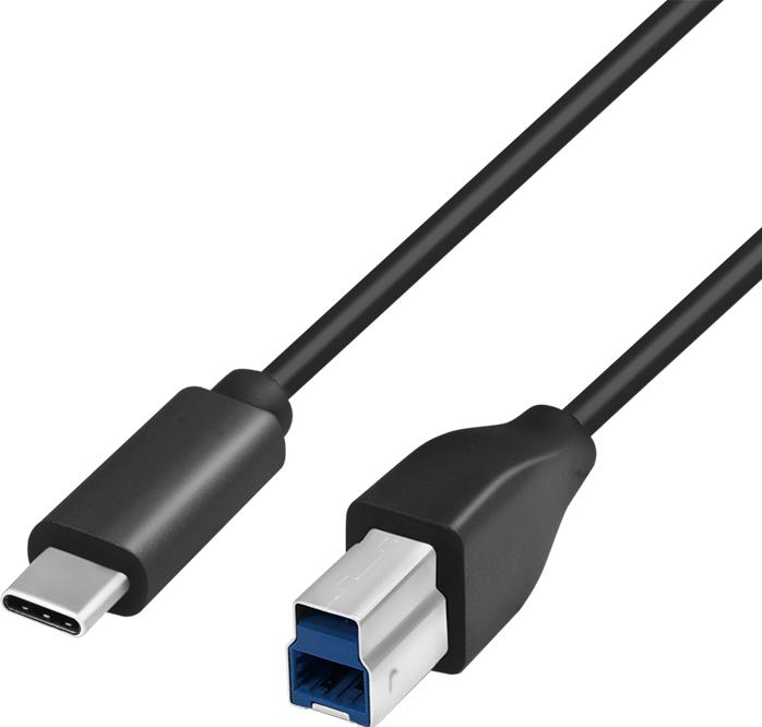 Image du produit LogiLink USB C - USB B (2 m, USB 3.0)