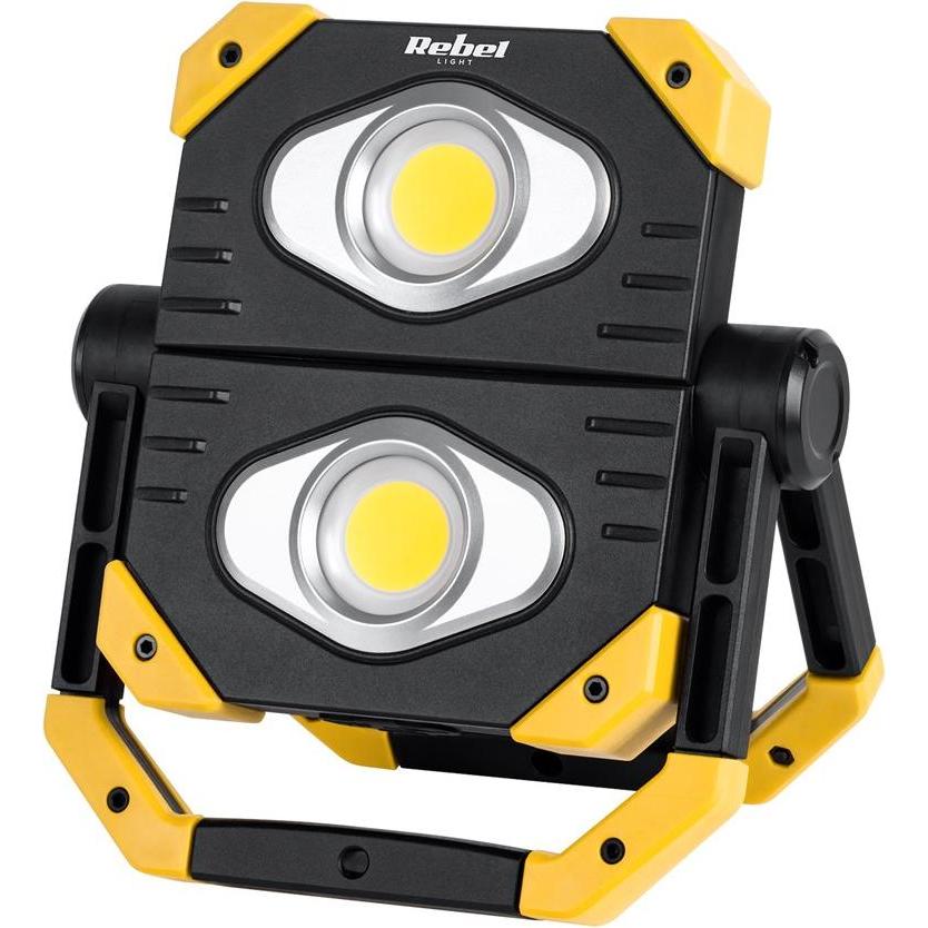 Rebel, Arbeitsleuchte, 2XCOB LED tragbarer Strahler (2000 lm)