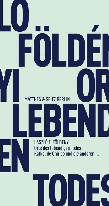 Produktbild Orte des lebendigen Todes (Deutsch, Akos Doma, László F. Földényi, 2017)
