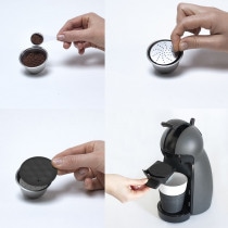 Actual product image Cook Concept reusable steel capsule dolce gusto