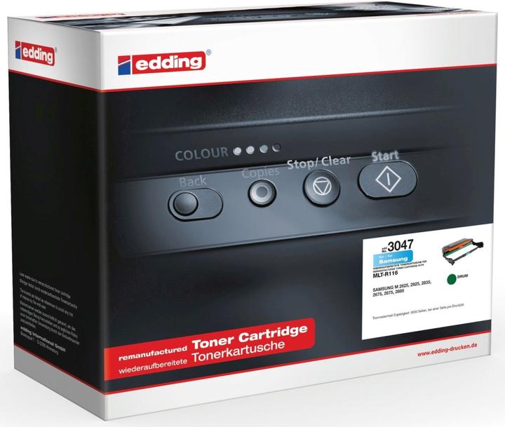 Produktbild Edding Trommel Samsung MLT-R116 EDD-3047 ca. 9.000 Seiten schwarz (BK)