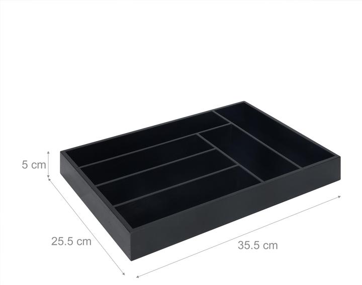 Actual product image Relaxdays Bamboo cutlery tray