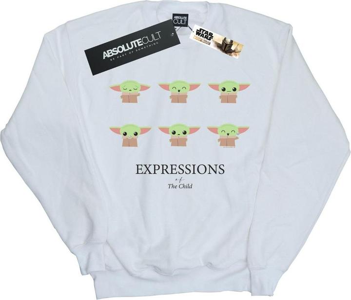 Produktbild Star Wars The Mandalorian Expressions Of The Child Sweatshirt Mädchen (140, 146)